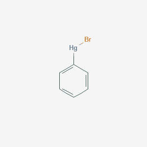 molecular formula C6H5BrHg B073371 Mercury, bromophenyl- CAS No. 1192-89-8