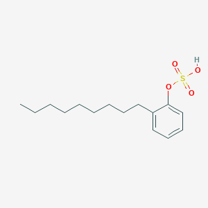 molecular formula C15H24O4S B073378 Nonylphenyl hydrogen sulphate CAS No. 1322-83-4