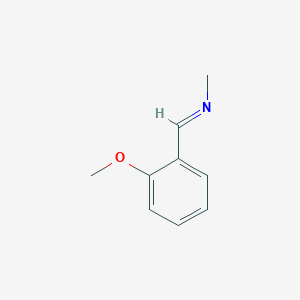 molecular formula C9H11NO B073379 N-[(2-methoxyphenyl)methylene]-N-methylamine CAS No. 1125-90-2