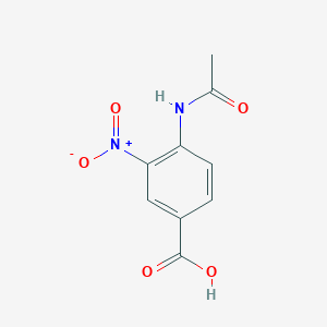 molecular formula C9H8N2O5 B073385 4-Acetamido-3-nitrobenzoic acid CAS No. 1539-06-6