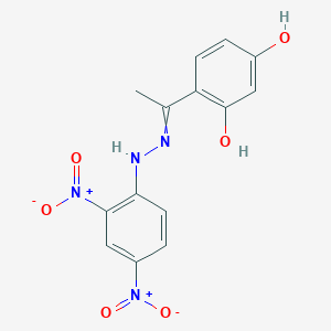 1-(2,4-Dihydroxyphenyl)ethan-1-one (2,4-dinitrophenyl)hydrazone