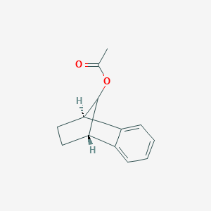 molecular formula C13H14O2 B073391 [(1S,8R)-11-tricyclo[6.2.1.02,7]undeca-2,4,6-trienyl] acetate CAS No. 1207-28-9