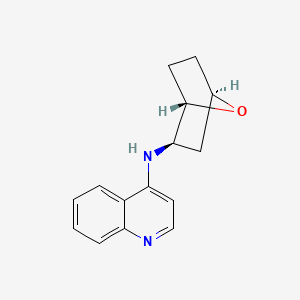 molecular formula C15H16N2O B7339118 N-[(1S,2R,4R)-7-oxabicyclo[2.2.1]heptan-2-yl]quinolin-4-amine 