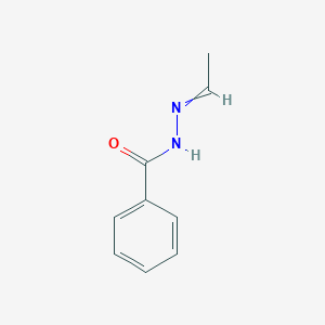 molecular formula C9H10N2O B073397 N-(ethylideneamino)benzamide CAS No. 1483-22-3