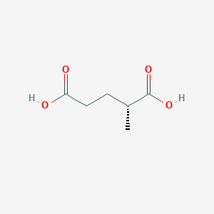 molecular formula C6H10O4 B073399 (R)-(-)-2-Methylglutaric Acid CAS No. 1115-81-7
