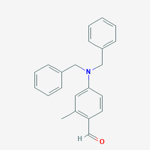 molecular formula C22H21NO B073412 4-(Dibenzylamino)-2-methylbenzaldehyde CAS No. 1424-65-3