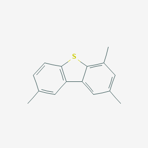 molecular formula C15H14S B073419 2,4,8-Trimethyldibenzothiophene CAS No. 1210-52-2