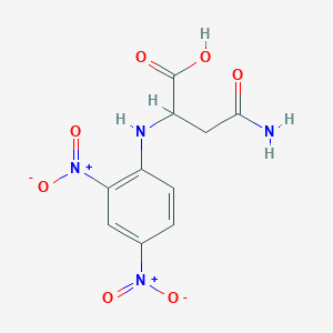 molecular formula C10H10N4O7 B073427 N2-(2,4-Dinitrophenyl)-L-asparagine CAS No. 1602-40-0
