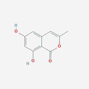 molecular formula C10H8O4 B073438 3,4-Dehydro-6-hydroxymellein CAS No. 1204-37-1