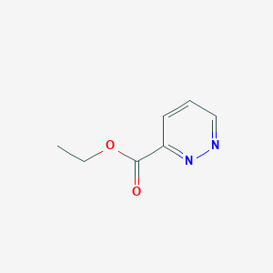 molecular formula C7H8N2O2 B073445 Ethyl pyridazine-3-carboxylate CAS No. 1126-10-9