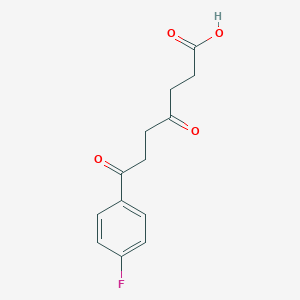 molecular formula C13H13FO4 B073446 7-(4-Fluorophenyl)-4,7-dioxoheptanoic acid CAS No. 1566-06-9