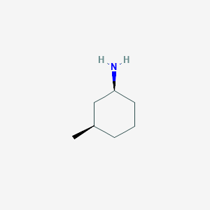molecular formula C7H15N B073455 (1S,3R)-3-methylcyclohexan-1-amine CAS No. 1193-16-4