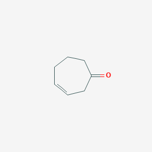 molecular formula C7H10O B073457 3-Cyclohepten-1-one CAS No. 1121-64-8
