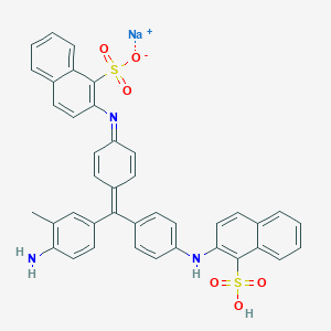 molecular formula C40H30N3NaO6S2 B073458 C.I. Direct Blue 41 CAS No. 1324-86-3