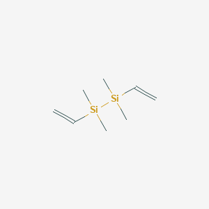 molecular formula C8H18Si2 B073463 Disilane, 1,2-diethenyl-1,1,2,2-tetramethyl- CAS No. 1450-29-9