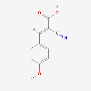 molecular formula C11H9NO3 B073467 alpha-Cyano-4-methoxycinnamic acid CAS No. 1519-55-7