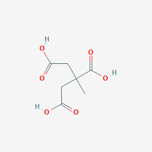 molecular formula C7H10O6 B073484 2-Methylpropane-1,2,3-tricarboxylic acid CAS No. 1590-02-9