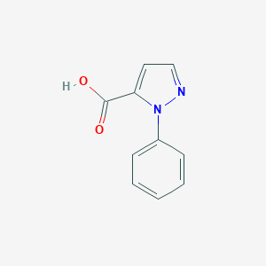 molecular formula C10H8N2O2 B073485 1-phenyl-1H-pyrazole-5-carboxylic acid CAS No. 1133-77-3