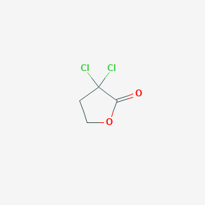 molecular formula C4H4Cl2O2 B073487 3,3-Dichlorodihydrofuran-2(3H)-one CAS No. 1588-60-9