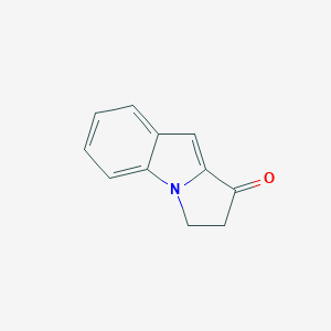 molecular formula C11H9NO B073513 2,3-Dihydro-1H-pyrrolo[1,2-a]indol-1-one CAS No. 1421-17-6