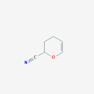 molecular formula C6H7NO B073518 3,4-dihydro-2H-pyran-2-carbonitrile CAS No. 1192-91-2