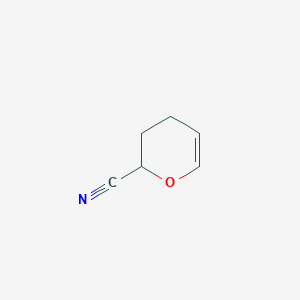 molecular formula C6H7NO B073518 3,4-Dihydro-2-cyano-2H-pyran CAS No. 1192-91-2