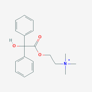 molecular formula C19H24NO3+ B073520 Metacine CAS No. 1553-33-9