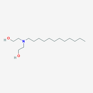 molecular formula C16H35NO2 B073527 N-月桂基二乙醇胺 CAS No. 1541-67-9