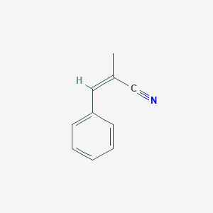 molecular formula C10H9N B073528 2-Propenenitrile, 2-methyl-3-phenyl- CAS No. 1197-33-7
