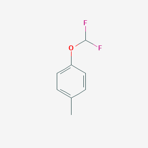 molecular formula C8H8F2O B073539 1-(Difluoromethoxy)-4-methylbenzene CAS No. 1583-83-1