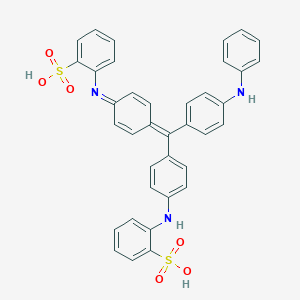 Benzenesulfonic acid, [[4-[[4-(phenylimino)-2,5-cyclohexadien-1-ylidene][4-[(sulfophenyl)amino]phenyl]methyl]phenyl]amino]-
