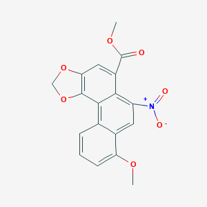 molecular formula C18H13NO7 B073542 Aristolochic acid I methyl ester CAS No. 1169-60-4