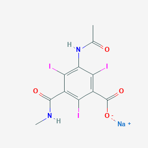 molecular formula C11H8I3N2NaO4 B073550 Iothalamate sodium CAS No. 1225-20-3