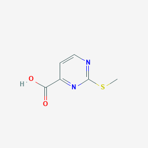 molecular formula C6H6N2O2S B073560 2-Methylsulfanylpyrimidine-4-carboxylic acid CAS No. 1126-44-9