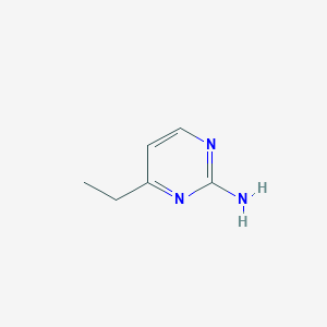 molecular formula C6H9N3 B073561 4-乙基嘧啶-2-胺 CAS No. 1193-85-7