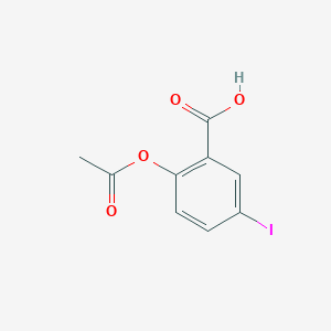 molecular formula C9H7IO4 B073578 2-(Acetyloxy)-5-iodobenzoic acid CAS No. 1503-54-4