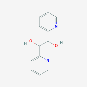 molecular formula C12H12N2O2 B073583 1,2-Dipyridin-2-ylethane-1,2-diol CAS No. 1141-05-5