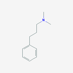 molecular formula C11H17N B073586 N,N-dimethyl-3-phenylpropan-1-amine CAS No. 1199-99-1