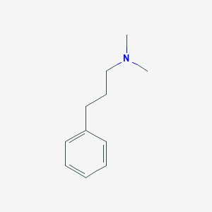 molecular formula C11H17N B073586 1-二甲氨基-3-苯丙烷 CAS No. 1199-99-1