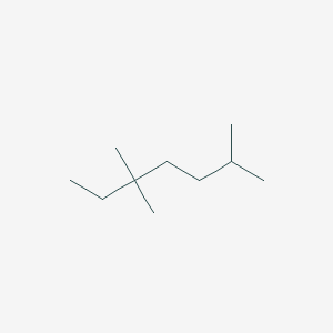molecular formula C10H22 B073589 2,5,5-Trimethylheptane CAS No. 1189-99-7