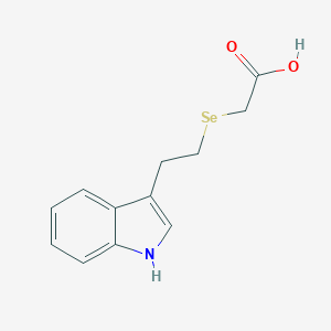 molecular formula C12H13NO2Se B073597 2-[2-(1H-indol-3-yl)ethylselanyl]acetic acid CAS No. 1140-74-5