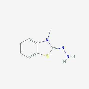 molecular formula C8H9N3S B073599 3-甲基-2-苯并噻唑酮腙 CAS No. 1128-67-2