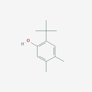 molecular formula C12H18O B073601 3,4-Xylenol, 6-tert-butyl- CAS No. 1445-23-4