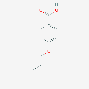 molecular formula C11H14O3 B073603 4-Butoxybenzoic acid CAS No. 1498-96-0