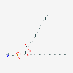 molecular formula C39H78NO8P B073617 1,2-Dipalmitoyl-sn-glycero-3-phospho-N,N-dimethylethanolamine CAS No. 1487-55-4