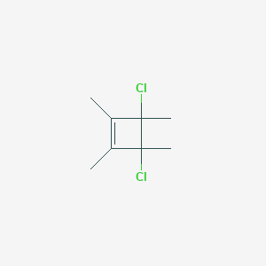 molecular formula C8H12Cl2 B073623 3,4-Dichloro-1,2,3,4-tetramethylcyclobutene CAS No. 1194-30-5