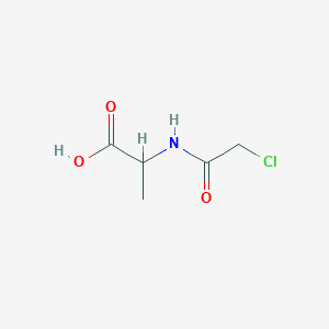 molecular formula C5H8ClNO3 B073631 2-(2-Chloroacetamido)propanoic acid CAS No. 1190-32-5