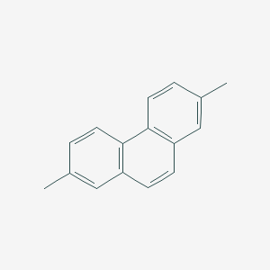 molecular formula C16H14 B073633 2,7-Dimethylphenanthrene CAS No. 1576-69-8