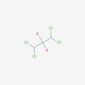 molecular formula C3H2Cl4F2 B073634 1,1,3,3-Tetrachloro-2,2-difluoropropane CAS No. 1112-14-7