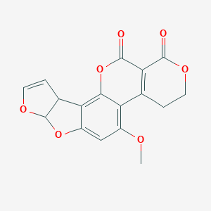 molecular formula C17H12O7 B073636 Aflatoxin G1 CAS No. 1402-68-2